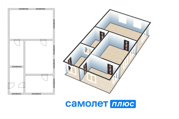 
  Продается дом 50.6 м². Фото 21.