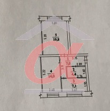 
  Продается 2-комн. квартира 51.8 м². Фото 31.