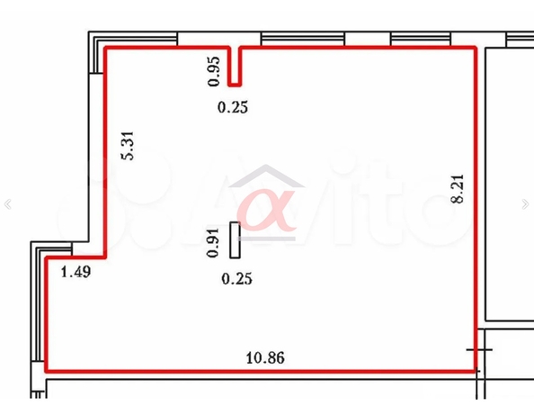 
  Продается 3-комн. квартира 80.8 м². Фото 41.