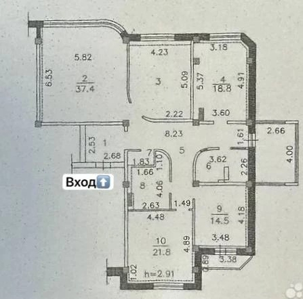 
  Продается 4-комн. квартира 166.1 м². Фото 29.