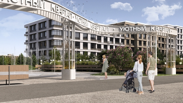 
  Продается 1-комн. квартира 33.5 м², в ЖК Уютный квартал, дом 1. Фото 19.