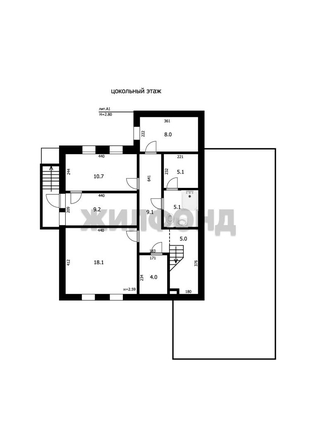 
   Продам дом, 271.4 м², Голубой Залив пос

. Фото 42.