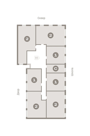 
  Продается 2-комн. квартира, 66.25 м², ЖК Европейский берег, дом 45
. Фото 1.