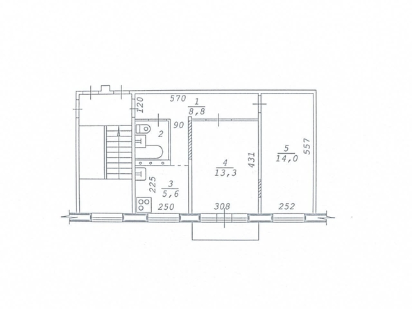 
   Продам 2-комнатную, 45.6 м², Сибиряков-Гвардейцев ул, 10

. Фото 4.