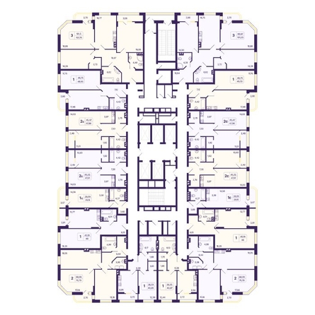 
   Продам 2-комнатную, 69.46 м², Астон. Шесть звёзд, 1

. Фото 1.