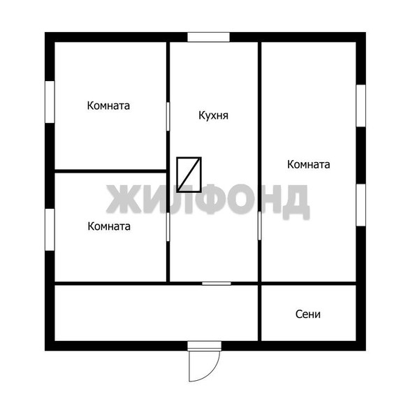 
   Продам дом, 50.1 м², Новосибирск

. Фото 17.