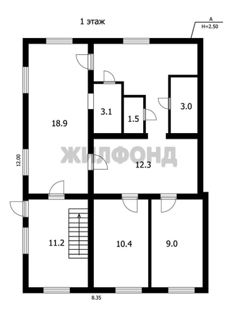 
   Продам 5-комнатную, 122.4 м², Обская ул, 20

. Фото 2.