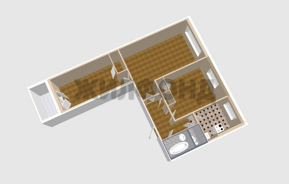 
   Продам 3-комнатную, 59.4 м², Терешковой ул, 10

. Фото 31.