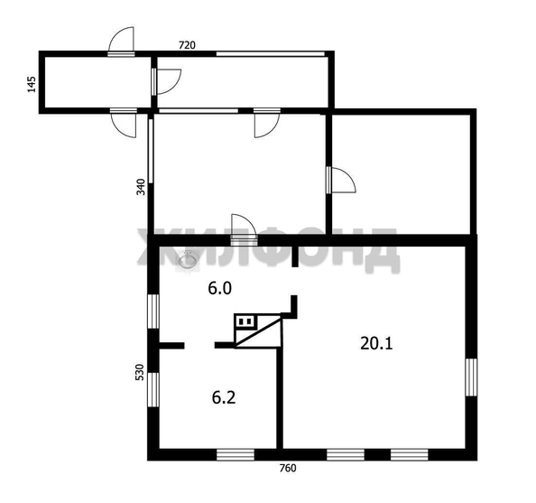 
   Продам дом, 32.3 м², Новосибирск

. Фото 8.