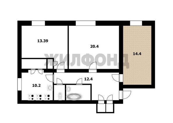 
   Продам комнату, 14 м², Урманова ул, 16

. Фото 2.