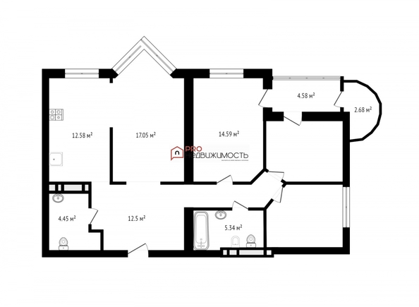 
  Продается 3-комн. квартира, 88 м², Кошурникова ул, д. 53/1
. Фото 28.