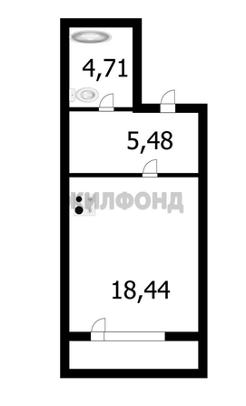 
  Продается студия, 28.7 м², ЖК Писарева, дом 1
. Фото 9.