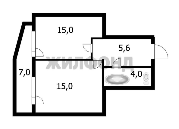 
  Продается 1-комн. квартира, 39.3 м², Пархоменко ул, д. 29
. Фото 20.