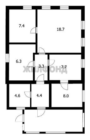 
  Продается дом, 76.4 м², Новосибирск
. Фото 24.