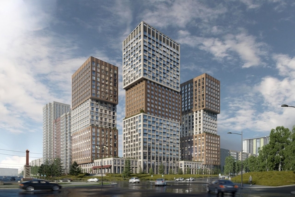 
  Продается 4-комн. квартира, 72.4 м², ЖК Lemont (Лемонт), башня Marée
. Фото 1.
