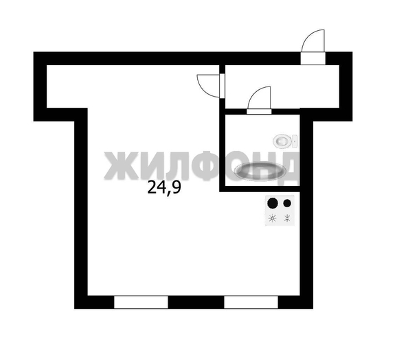 
  Продается 1-комн. квартира, 31.3 м², Станиславского ул, д. 4/2
. Фото 5.