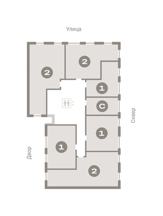 
  Продается 2-комн. квартира, 67.55 м², ЖК Пшеница, дом 4
. Фото 12.
