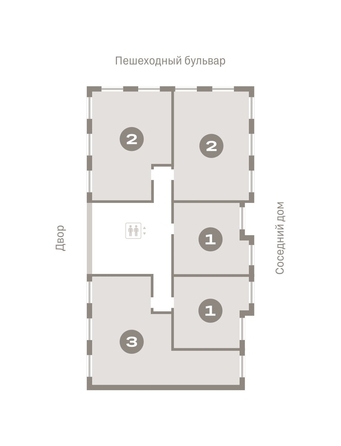 
  Продается 1-комн. квартира, 43.07 м², ЖК Пшеница, дом 2.1
. Фото 1.