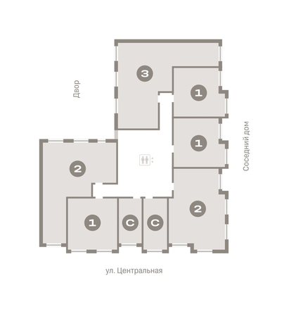 
  Продается 2-комн. квартира, 80.42 м², ЖК Пшеница, дом 2.1
. Фото 1.