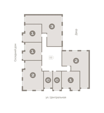 
  Продается студия, 22.95 м², ЖК Пшеница, дом 2.1
. Фото 1.