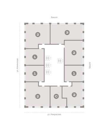 
  Продается 2-комн. квартира, 65.43 м², ЖК Мылзавод, дом 9
. Фото 1.
