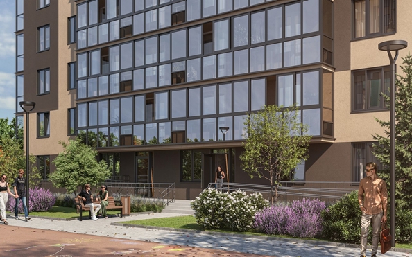 
  Продается 1-комн. квартира, 53.1 м², ЖК Расцветай на Зорге, дом 1 
. Фото 1.