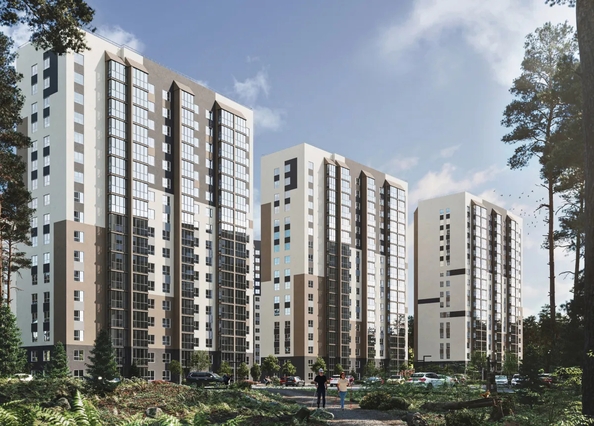 
  Продается студия, 28.3 м², ЖК Квартал Сосновый бор, дом 1
. Фото 1.