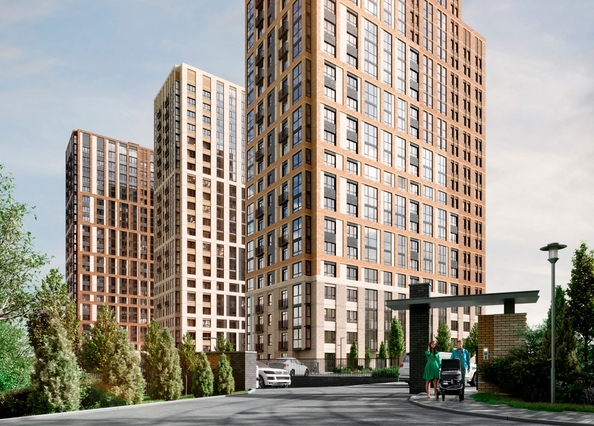 
  Продается 1-комн. квартира, 41.1 м², ЖК Расцветай на Кропоткина, дом 1
. Фото 1.
