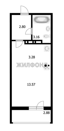 
  Продается студия, 18.1 м², Забалуева ул, д. 90
. Фото 21.