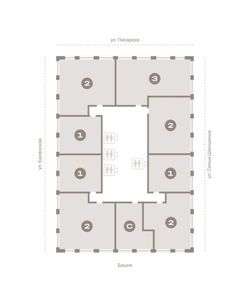 
  Продается 2-комн. квартира, 67.06 м², ЖК Мылзавод, дом 8
. Фото 13.