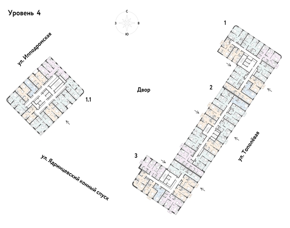 
  Продается студия, 29.42 м², ЖК Страна.Тополевая, корпус 2
. Фото 1.