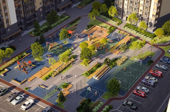 
  Продается 1-комн. квартира, 40.7 м², ЖК Квартал на Игарской, дом 1
. Фото 4.