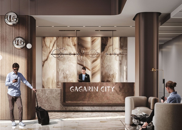 
  Продается 1-комнатный апартамент, 23.46 м², АО GAGARIN CITY (Гагарин Сити)
. Фото 8.