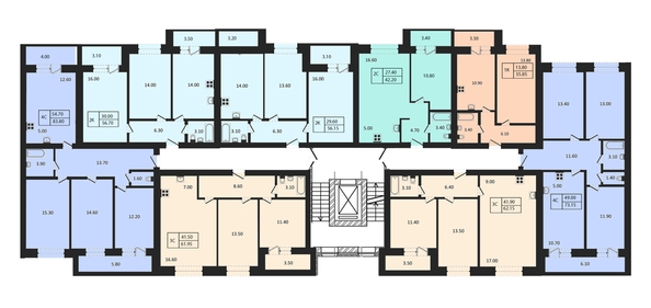 
  Продается 1-комн. квартира, 35.85 м², ЖК Квартал на Большой, дом 1
. Фото 1.