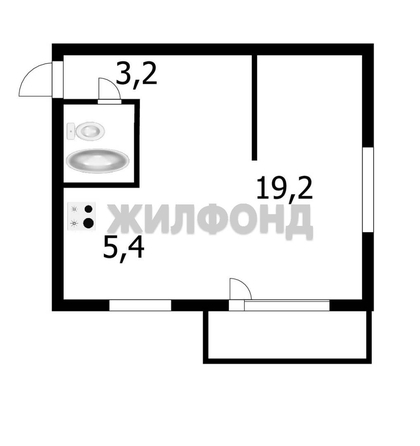 
  Продается студия, 29.5 м², Танковая ул, д. 25/1
. Фото 22.