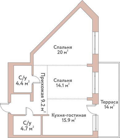 
  Продается 3-комн. квартира 68.3 м², в ЖК Флора и Фауна, 18а. Фото 1.