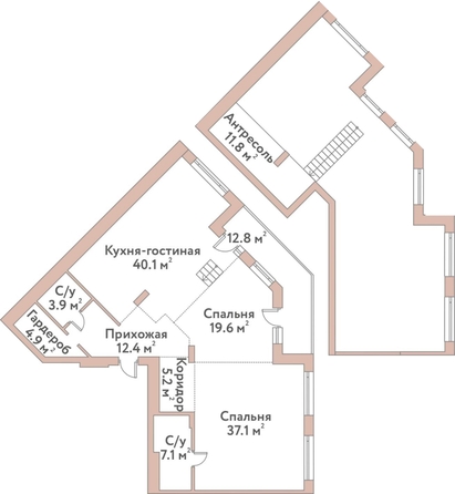 
  Продается 2-комн. квартира 142.2 м², в ЖК Флора и Фауна, 18а. Фото 2.