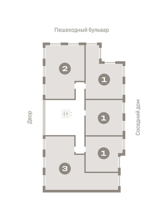 
  Продается 2-комн. квартира, 74.56 м², ЖК Пшеница, дом 2.1
. Фото 1.