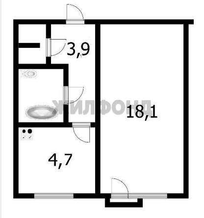 
  Продается 1-комн. квартира, 29.3 м², Зорге ул, д. 34
. Фото 2.