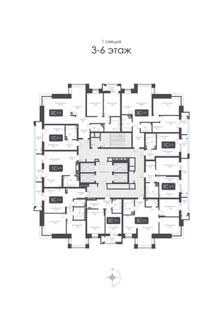 
  Продается 2-комн. квартира, 38.1 м², ЖК CITY TOWERS (Сити Тауэрс)
. Фото 37.