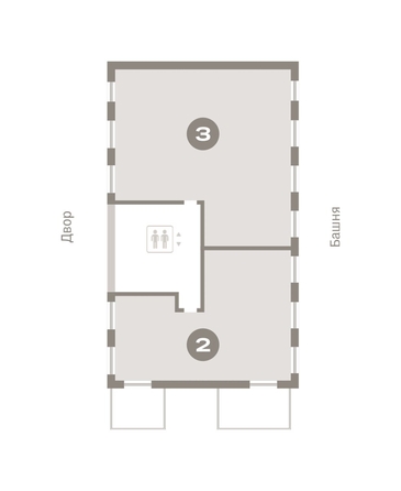 
  Продается 4-комн. квартира, 270.89 м², ЖК На Декабристов, дом 6-2
. Фото 16.