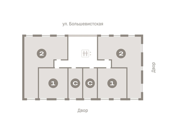 
  Продается студия, 24.2 м², ЖК Европейский берег, дом 44
. Фото 1.