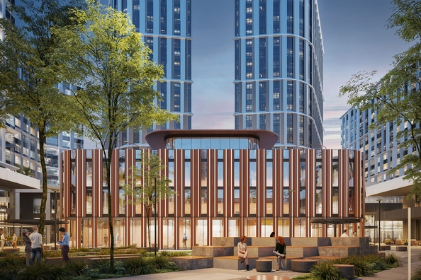 
  Продается 1-комнатный апартамент, 43.49 м², БЦ АЭРОН, Бизнес-центр класса А
. Фото 2.