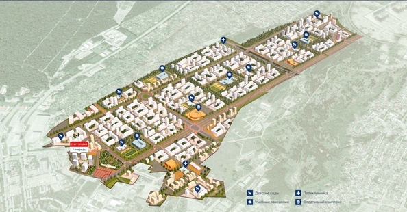 
  Продается 3-комн. квартира, 94.48 м², ЖК Легендарный-Северный, дом 2
. Фото 2.
