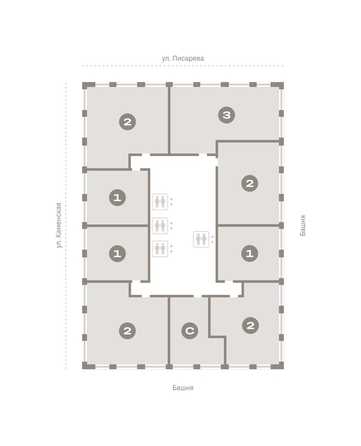 
  Продается 2-комн. квартира, 85.19 м², ЖК Мылзавод, дом 8
. Фото 13.
