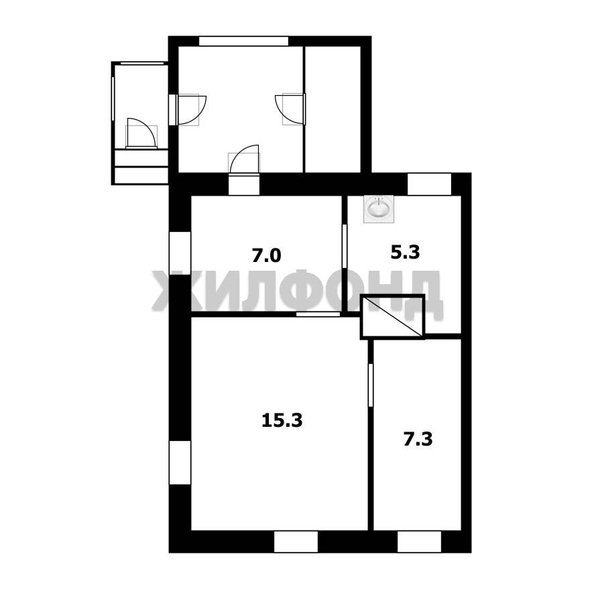 
  Продается дом, 68.5 м², Новосибирск
. Фото 11.