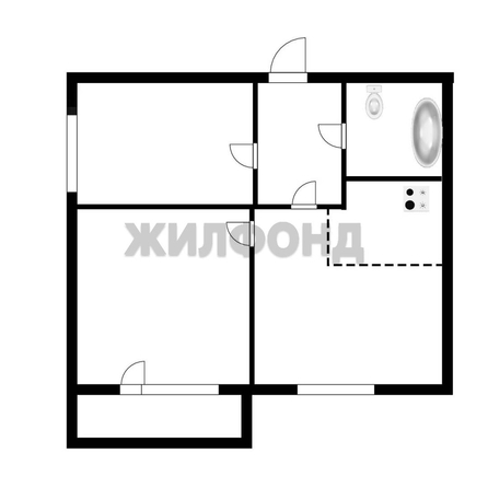 
  Продается 3-комн. квартира, 48 м², Виктора Уса ул, д. 11
. Фото 24.