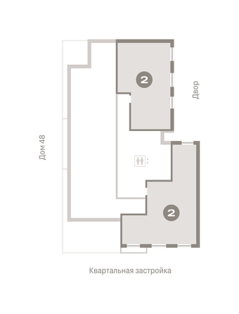 
  Продается 2-комн. квартира, 66.96 м², ЖК Европейский берег, дом 49
. Фото 1.