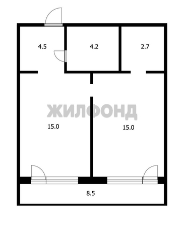 
  Продается 1-комн. квартира, 41.4 м², ЖК Пшеница, дом 1
. Фото 12.