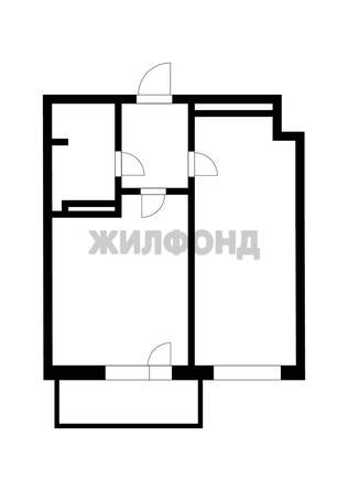 
  Продается 2-комн. квартира, 44.5 м², ЖК Залесский
. Фото 8.